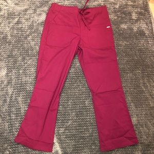 NWOT Flare Leg Drawstring Scrub Pant